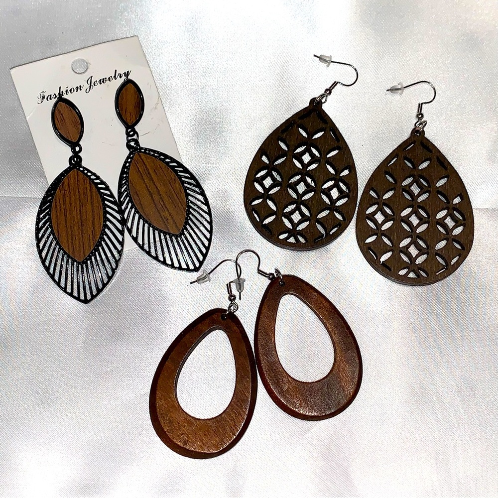 Set of 3 earrings - Picture 1 of 4